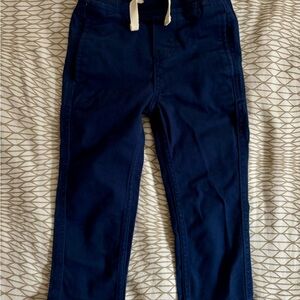 Slim Fit Twill Pull-On Pants Boys 3T